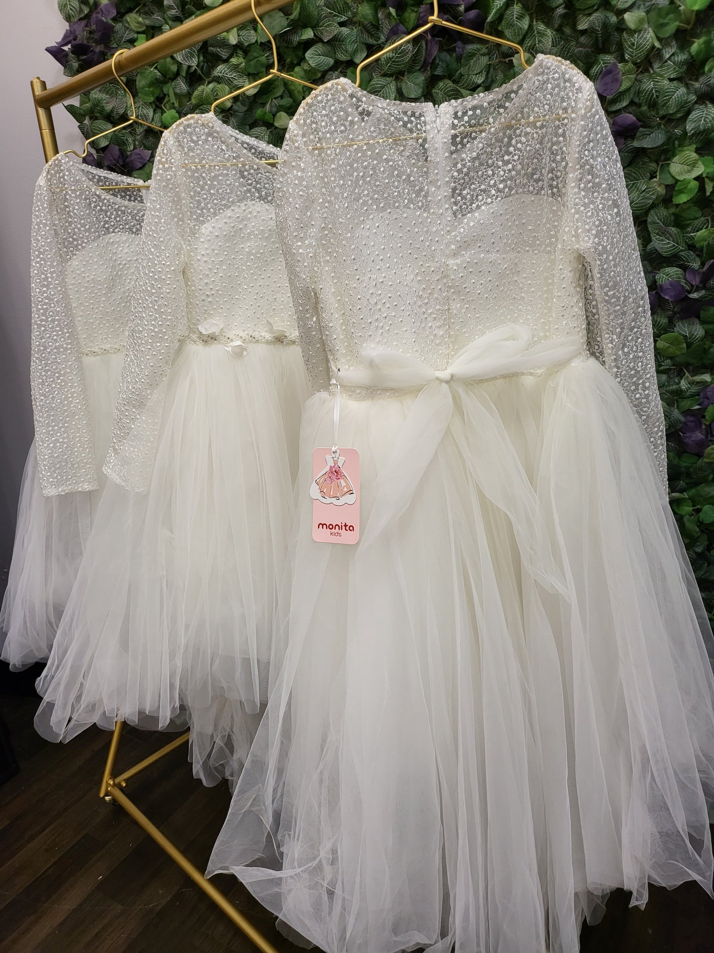 White Long Sleeve Dress