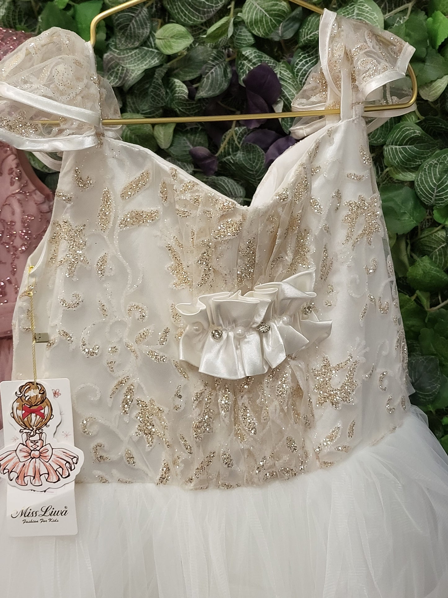 Miss Liwa Glitter embelished Dress
