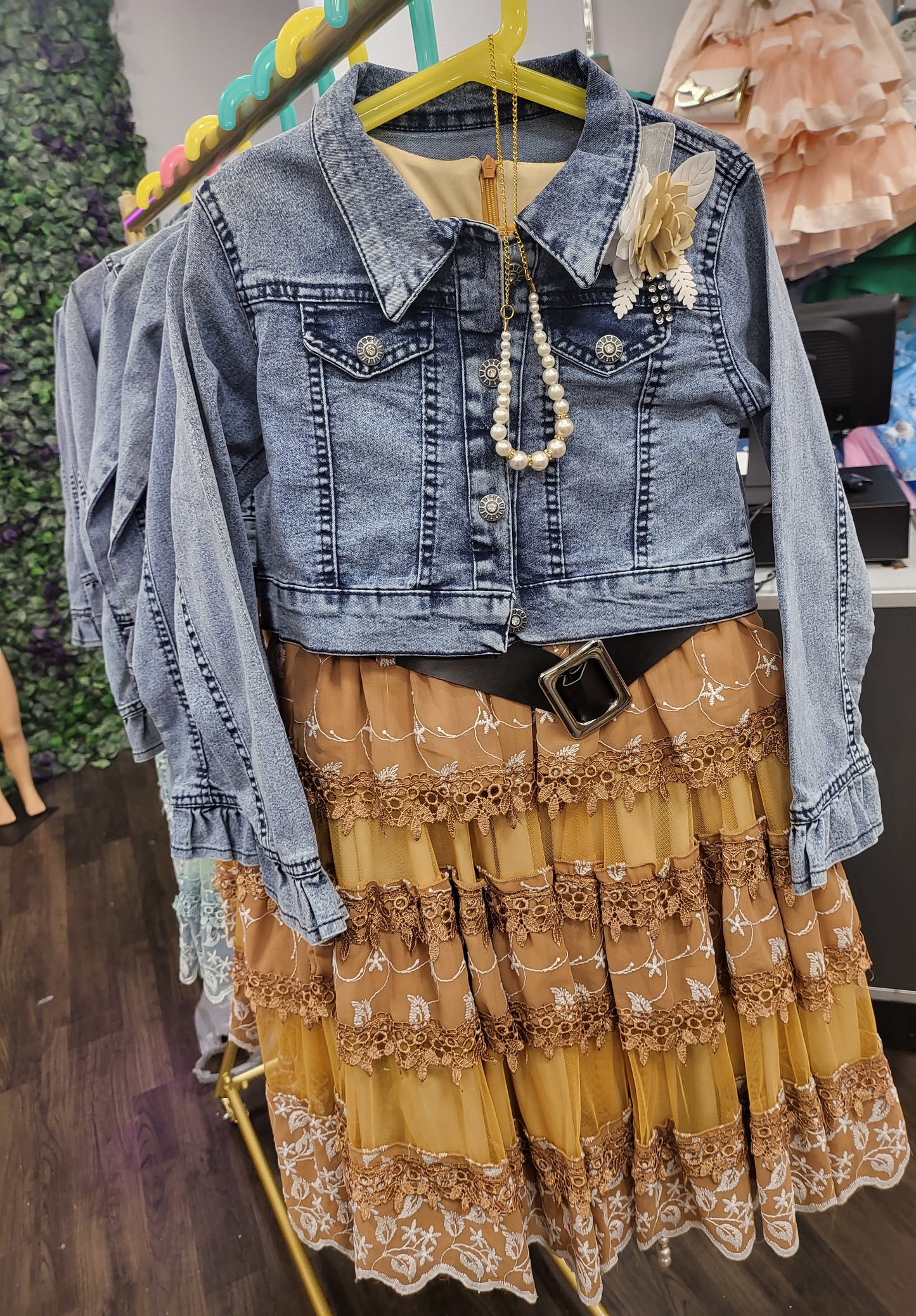 Jeans Dress Set