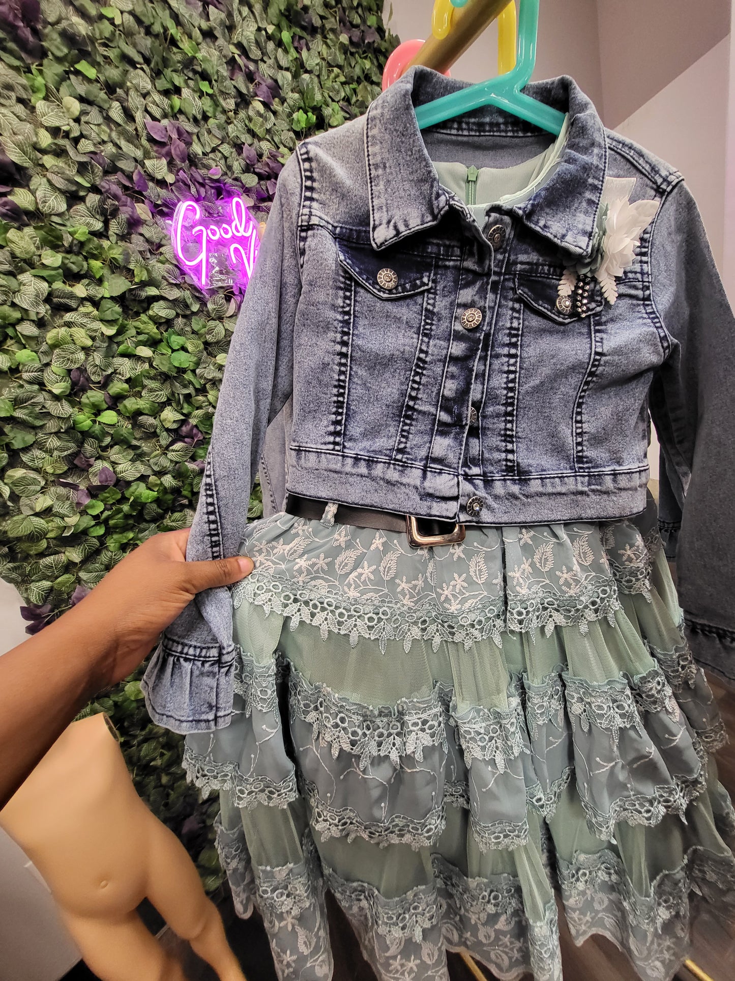 Jeans Dress Set