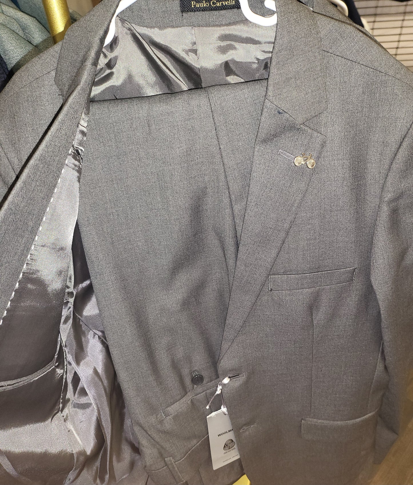 Paulo Carvelli Grey Teen Suit