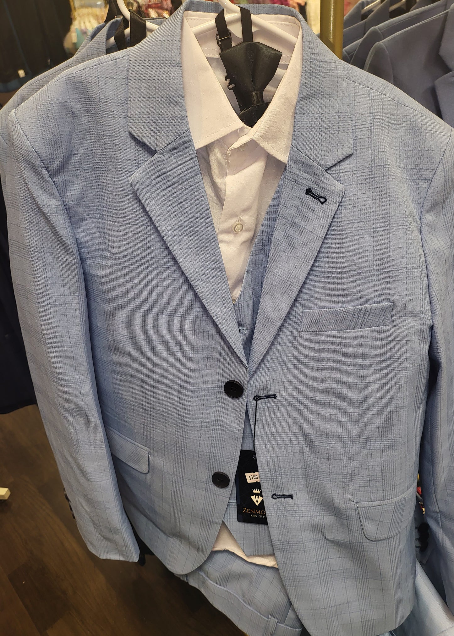 Zenmoni sky Blue Suit