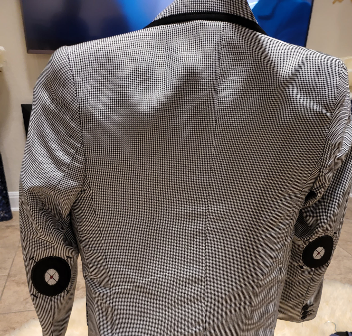 Black and White Blazer