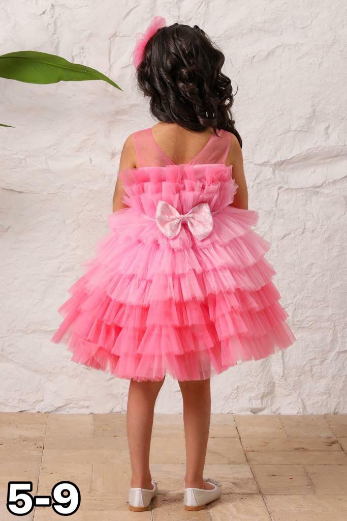 Miss Rain Multicolor Tulle Dress