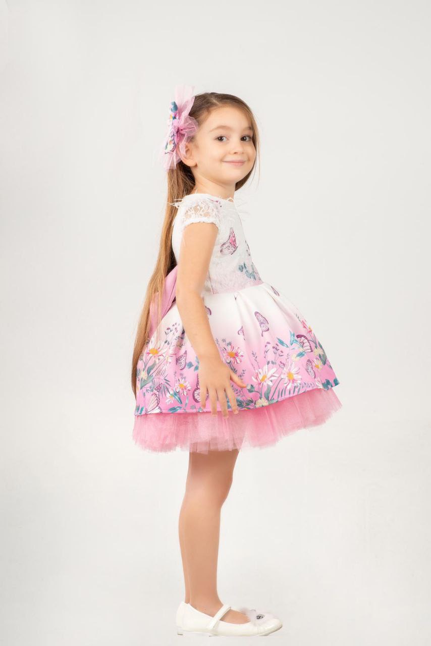 Pink Butterfly Dress