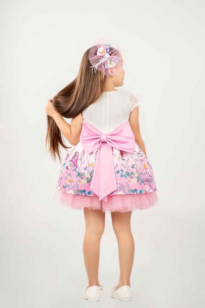 Pink Butterfly Dress