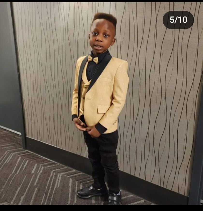 Montella Gold and Bling Suit