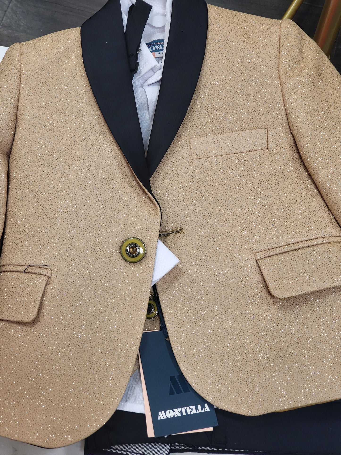 Montella Gold and Bling Suit