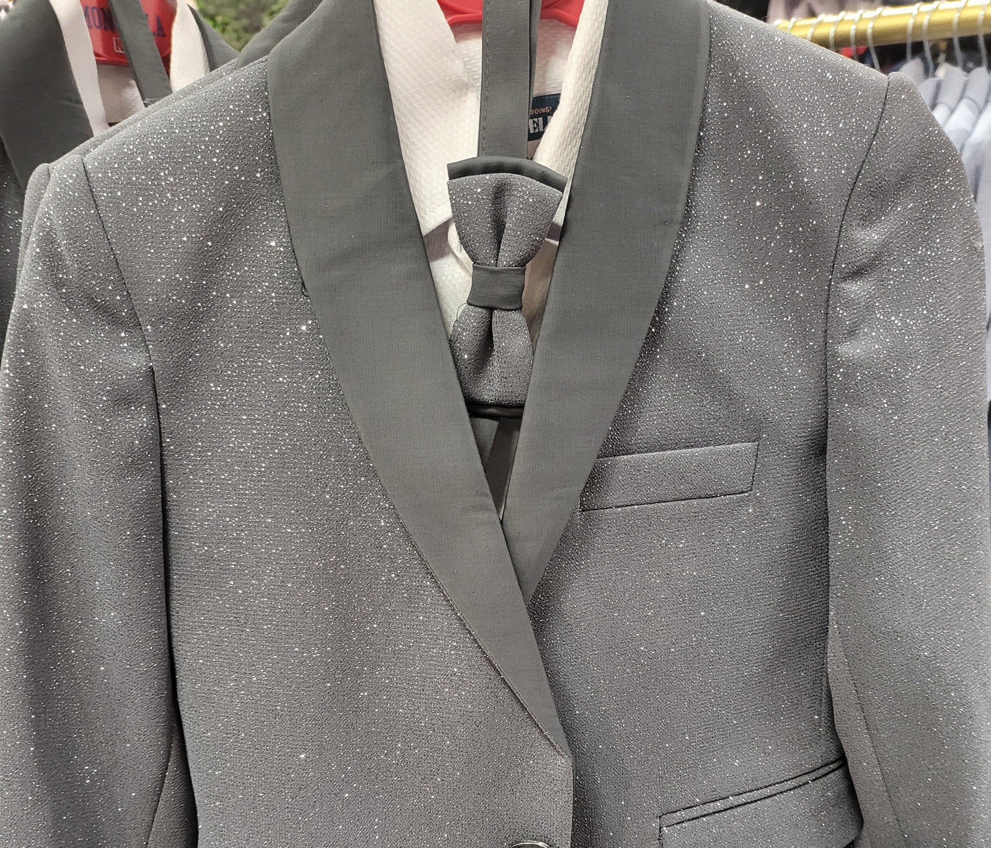 Montella Grey and Bling Suit
