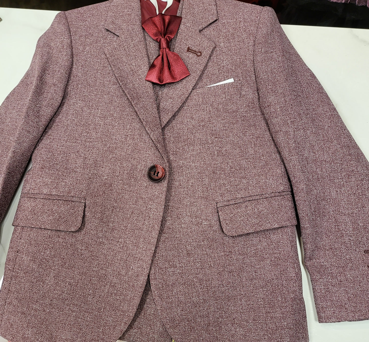 Burgundy Suit