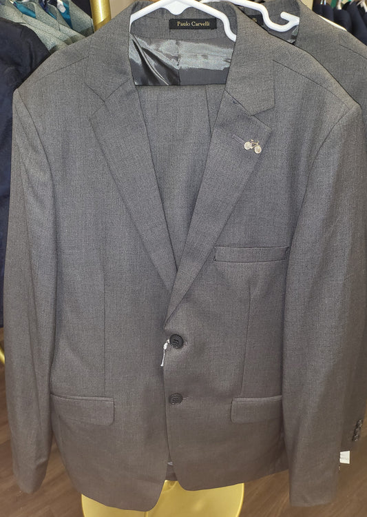 Paulo Carvelli Grey Teen Suit